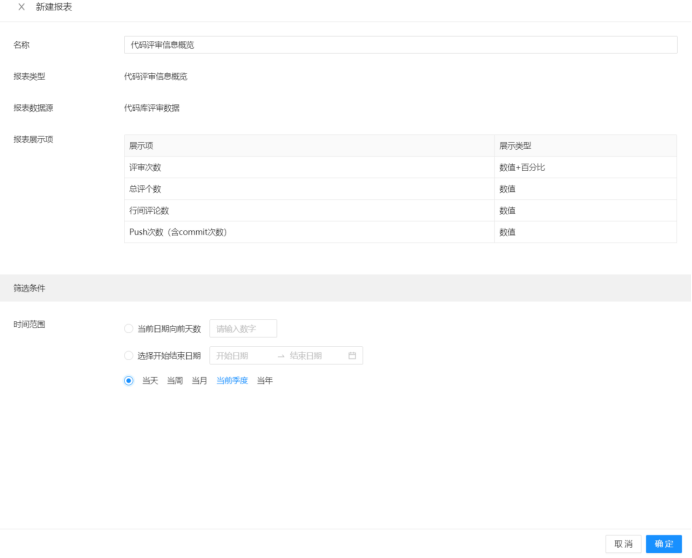 代码评审信息概览